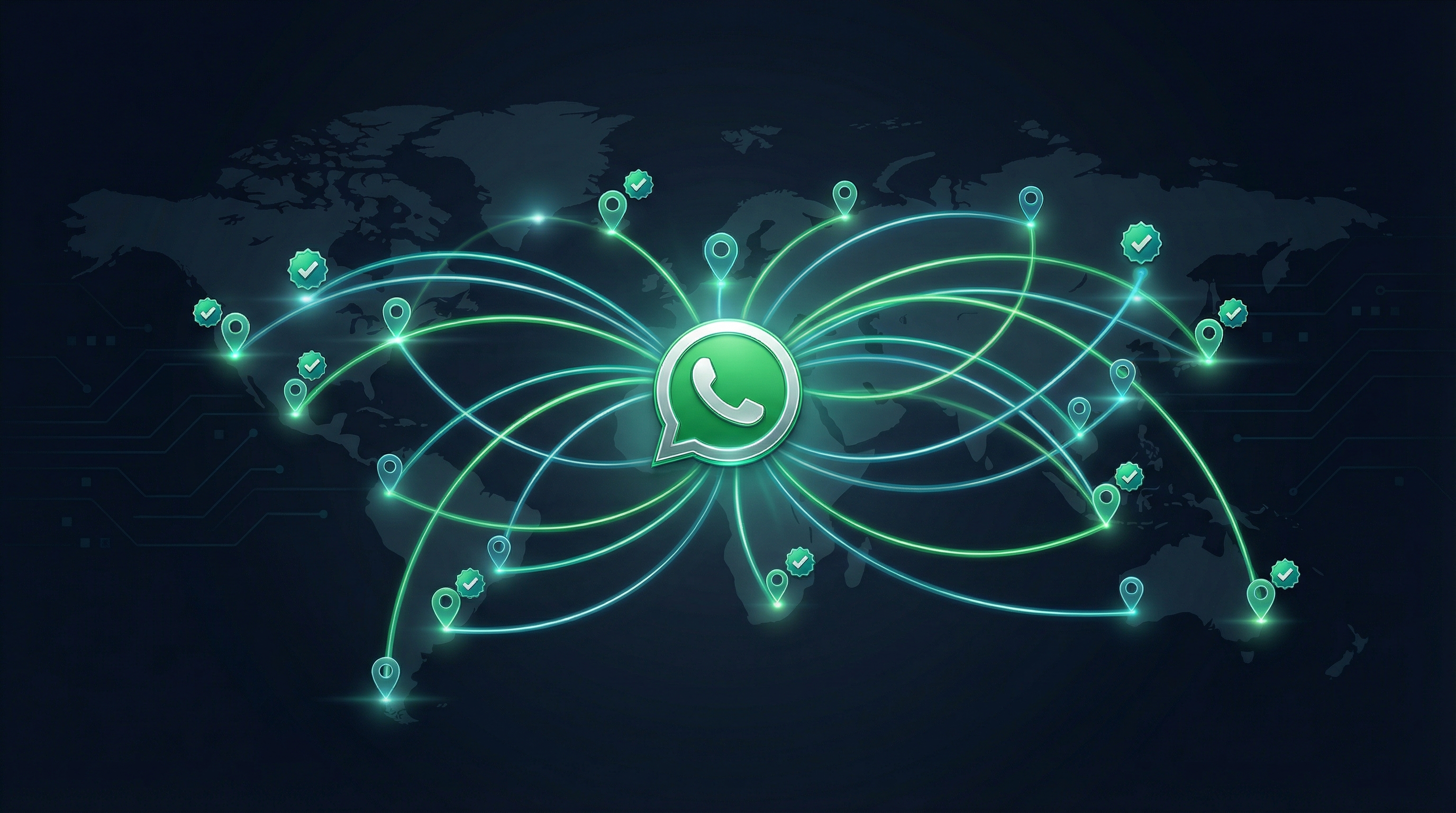 Global verified seller community connected via WhatsApp